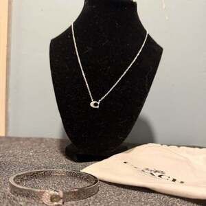 Gorgeous authentic Coach Signature “C” jewelry set